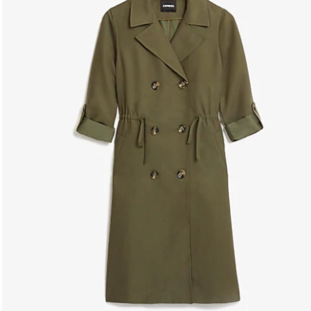 Express double breasted trench Coat - XS NWT!!